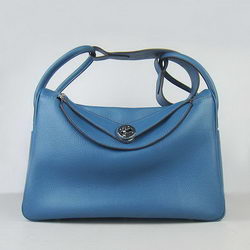 High Quality Replica Hermes Lindy 34CM Shoulder Bag Blue